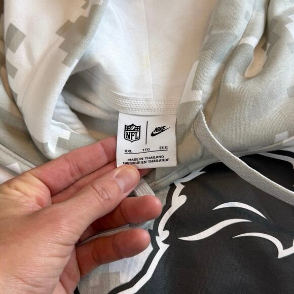 Nike 2024 Detroit Lions Salute To Service Size 2XL Fleece Pullover Hoodie NFL - Picture 2 of 11